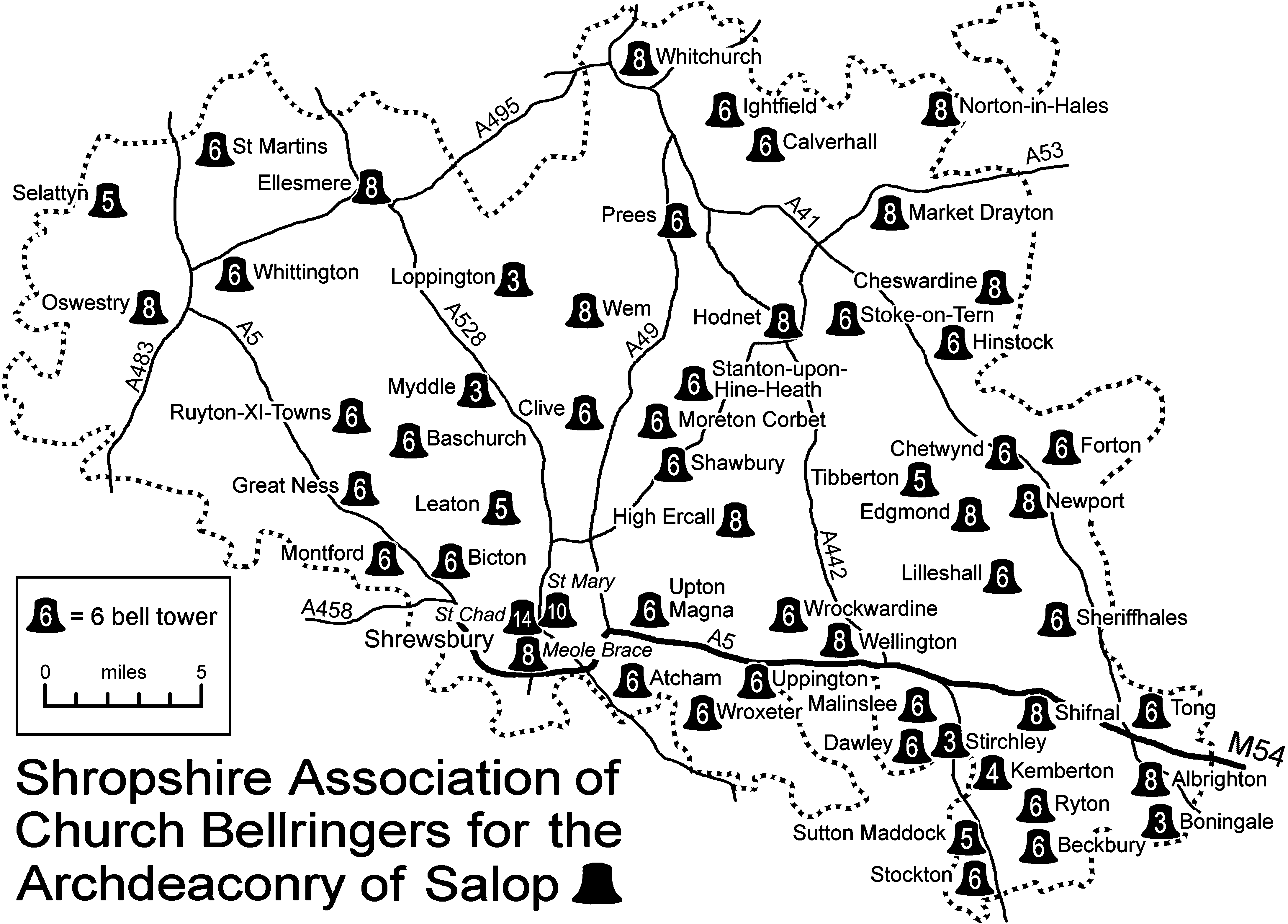 Map of SACBR area