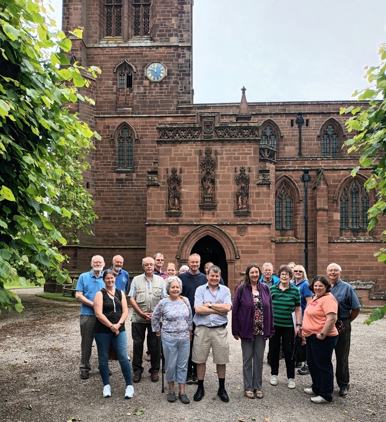 Outing group at Eccleston